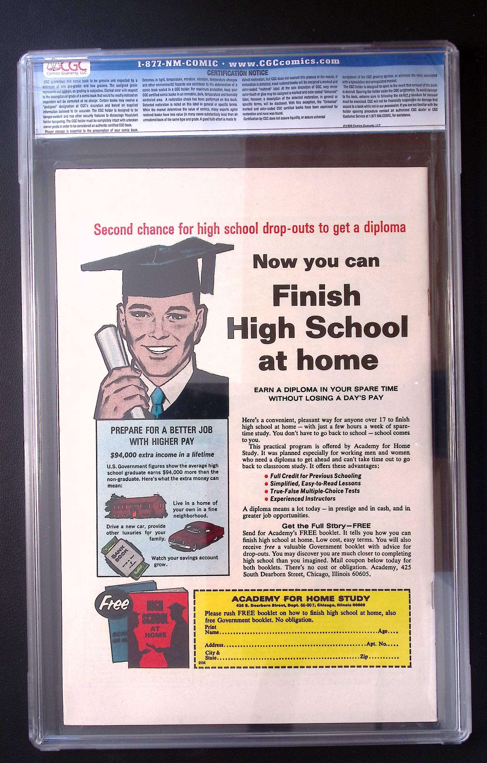 Amazing Spider-Man #99 (1971) CGC 9.2 White Pages Marvel Comics 160 CGC Graded Comic CGC Graded Comics for Sale in the UK Marvel Comics Redsters Comics