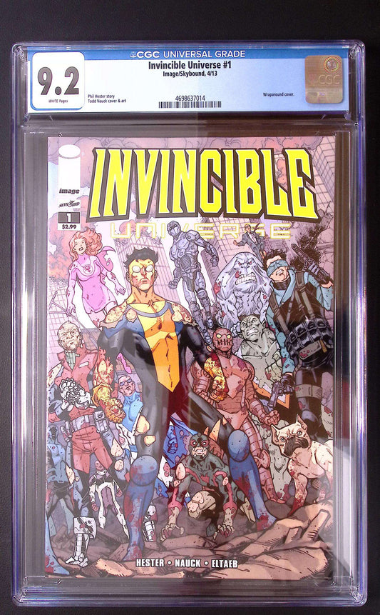 Invincible Universe #1 CGC 9.4 – Wraparound Cover | Image Comics 2013 55 CGC Graded Comic CGC Graded Comics UK | Buy Certified CGC Slabbed Comics Image Comics Redsters Comics