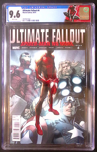 Ultimate Fallout #4 – 1st Appearance of Miles Morales CGC 9.6 Custom Label 450 Redsters Comics Redsters Comics