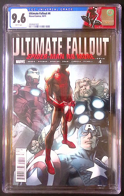 Ultimate Fallout #4 – 1st Appearance of Miles Morales CGC 9.6 Custom Label