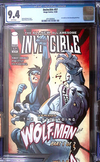 Invincible #47 CGC 9.4 White Pages – The Astounding Wolf-Man Cover – Low Print Run 90 CGC Graded Comic CGC VAT Override Image Comics Redsters Comics