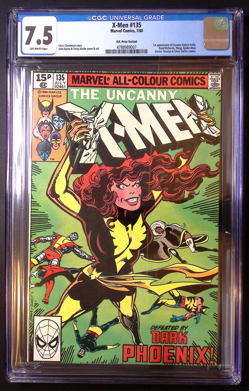X-Men #135 (1980) – UK Price Variant – CGC 7.5
