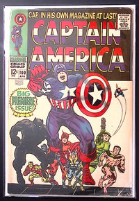 Captain America #100 (1968) VG+ – First Silver Age Solo Title