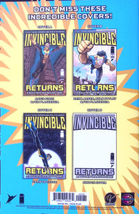 Invincible Returns #1 Ryan Kincaid Planet Comicon exclusive back cover