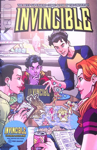 Invincible #1 Kickstarter RPG Edition Free League variant front cover