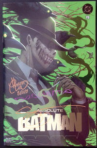 Absolute Batman #19 Rachta Lin Scarecrow spot foil triple-signed front cover