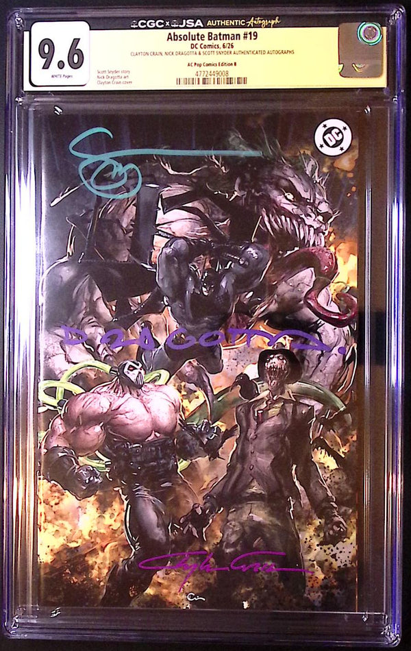 Rare comic slab