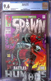 Spawn #229 Todd McFarlane Hulk Annual #1 Homage CGC 9.6 White Pages