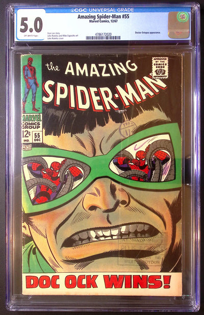 Amazing Spider-Man #55 (1967) – CGC 5.0 – Doc Ock Cover