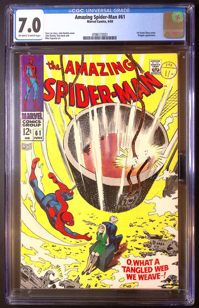 Amazing Spider-Man #61 (1968) – CGC 7.0 – First Gwen Stacy Cover