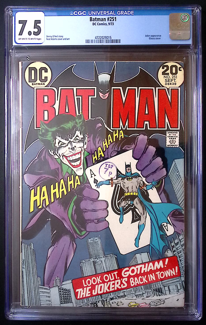 Batman #251 Classic Neil Adams Joker Cover