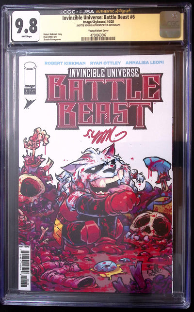 Invincible Universe: Battle Beast #6 (2025) – CGC 9.8 Signature Serie…
