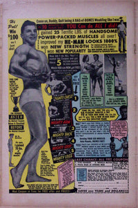 Back cover of Chamber of Chills #26 December 1954, actual raw 3.0 GD/VG copy