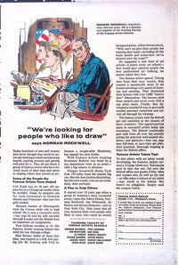 Fantastic Four #57 interior page showing vintage advertisement
