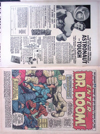 Fantastic Four #57 interior page featuring Doctor Doom story