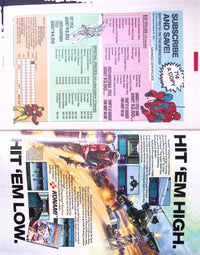 Infinity Gauntlet #1 (July 1991), original direct edition, raw VF — interior adverts