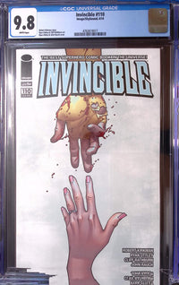 Invincible #110 CGC 9.8 White Pages front