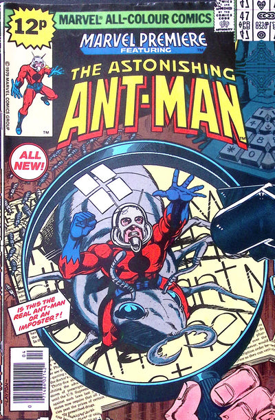 Marvel Premiere #47 – 1st Scott Lang as Ant-Man – UK Price Variant – 8.0 VF (1979)