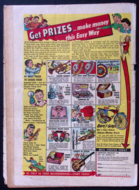 Spellbound #18 back cover with prize advertisement and visible edge wear