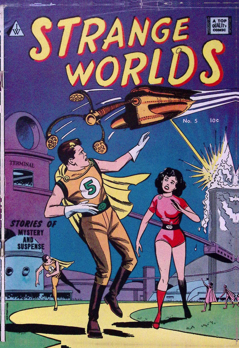 Strange Worlds #5 – I.W. Pre-Code Sci-Fi Reprint – 4.0 VG (1958)