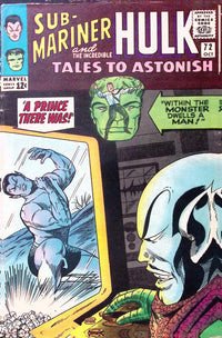 Tales to Astonish #72 (October 1965), US 12¢ edition, raw VG+ — front cover