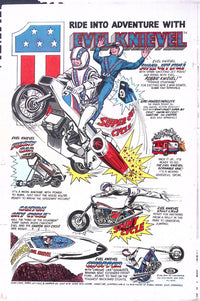 What If? #1 1977 back cover vintage Evel Knievel advertisement