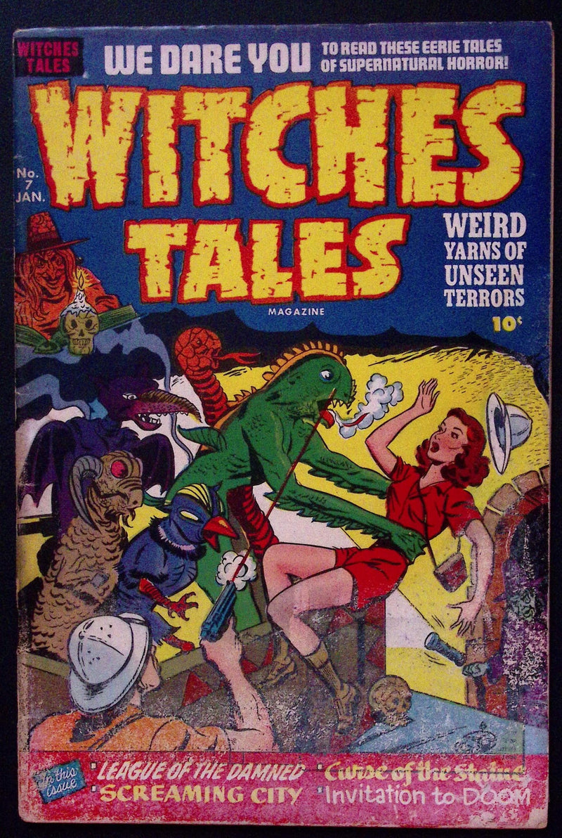 Witches Tales #7 – Pre-Code Monster Cover – 2.5 GD+ (1952)