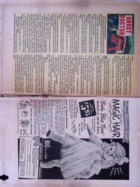 Witches Tales #7 (1952) Ghost Doctor text story and vintage advertisement — actual raw GD+ copy